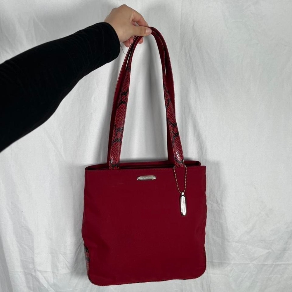 y2k 2000s chic red day city bag